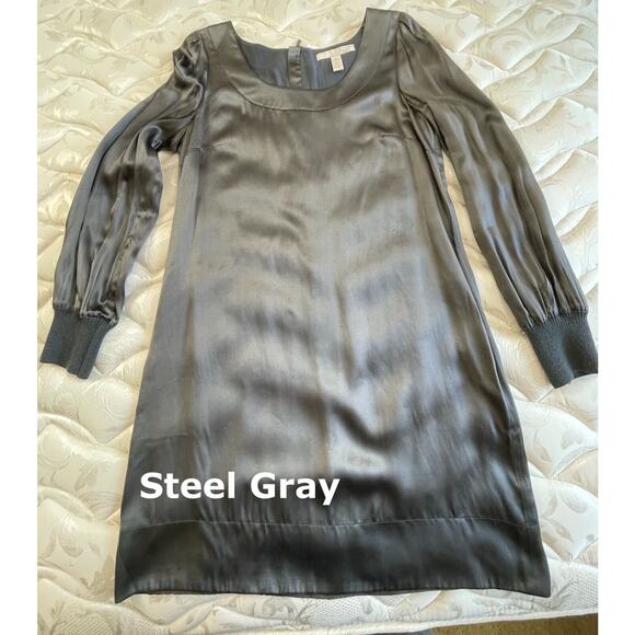 BANANA REPUBLIC HERITAGE Steel Gray LADIES DRESS SZ 8 - Picture 1 of 9